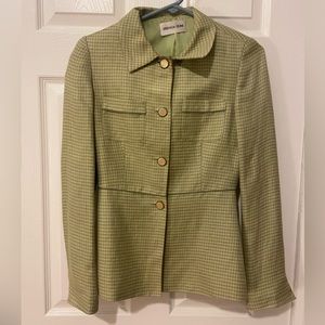 Vintage 100% Silk Button Blazer, size small, Noa Izumi